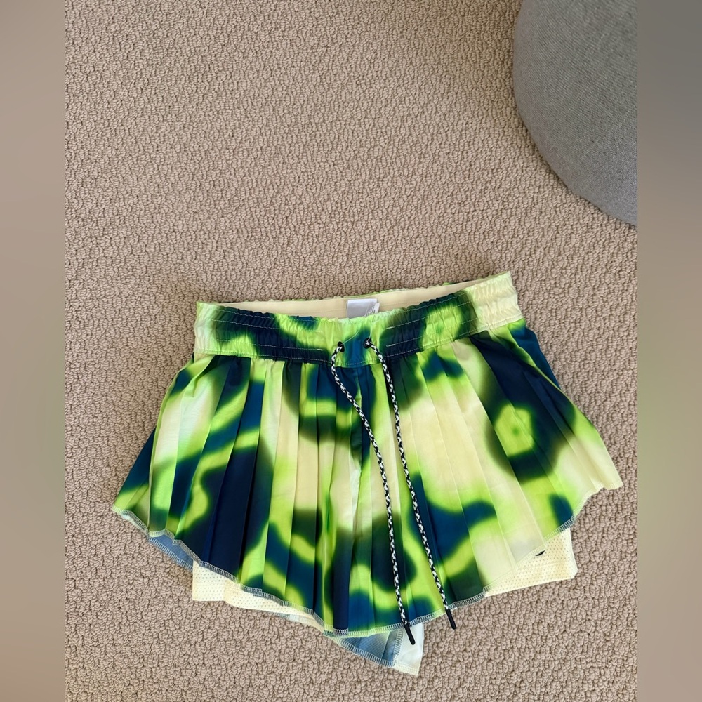 Naomi Osaka for Nike Vibrant Green and Navy Women's Athletic Shorts